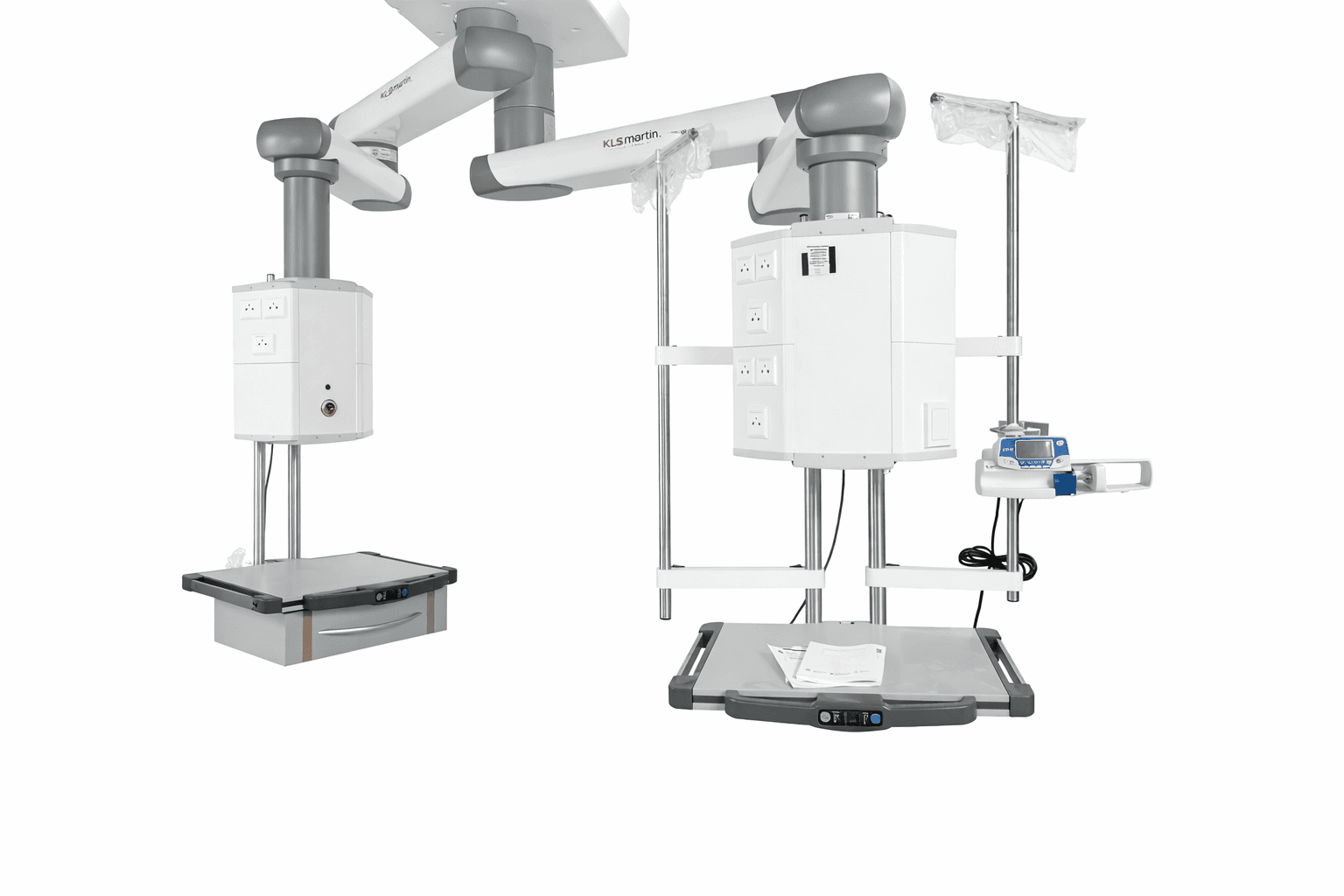 Bras plafonnier chirurgical multiservice pour bloc opératoire